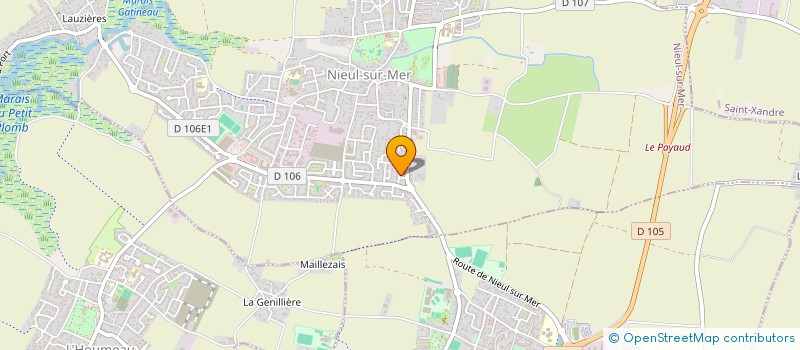 localisation de l'entreprise SCI SYMA  NIEUL-SUR-MER