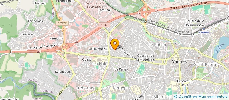 localisation de l'entreprise SCI SYMA  VANNES