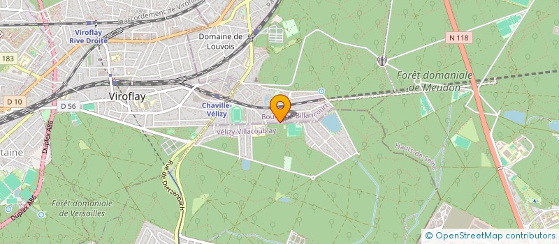 localisation de l'entreprise SCI SYMAH  CHAVILLE