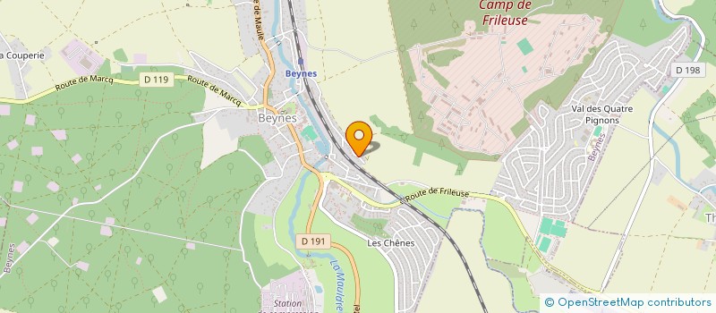 localisation de l'entreprise SCI SYMALOIR  BEYNES