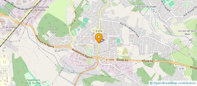 localisation de l'entreprise SCI SYMARAN à ANGOULEME
