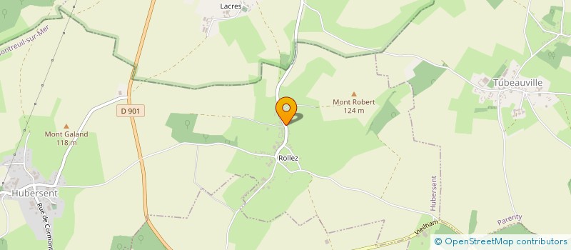 localisation de l'entreprise SCI SYMATOLE  HUBERSENT