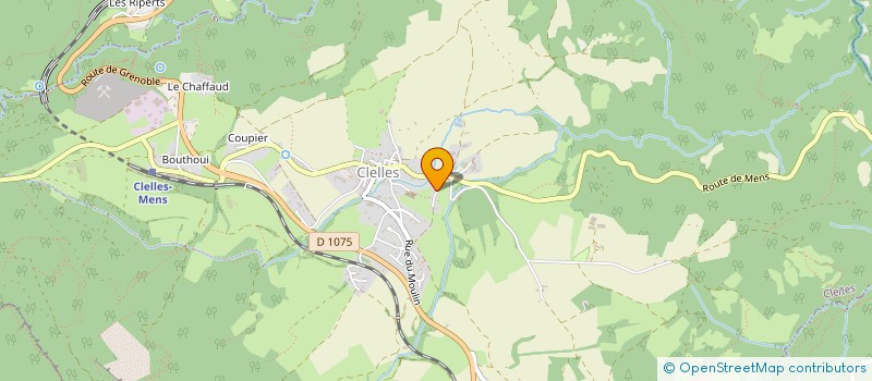 localisation de l'entreprise SCI SYMBIO-HOME  CLELLES