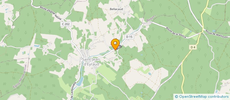 localisation de l'entreprise SCI SYMBIOVET  ST-LAURENT DES VIGN