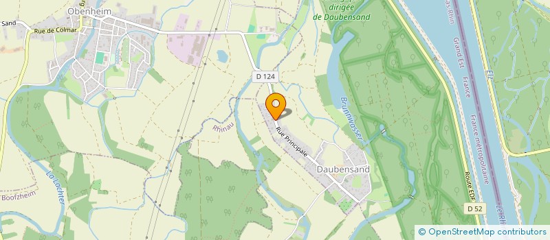 localisation de l'entreprise SCI SYMERIED  DAUBENSAND