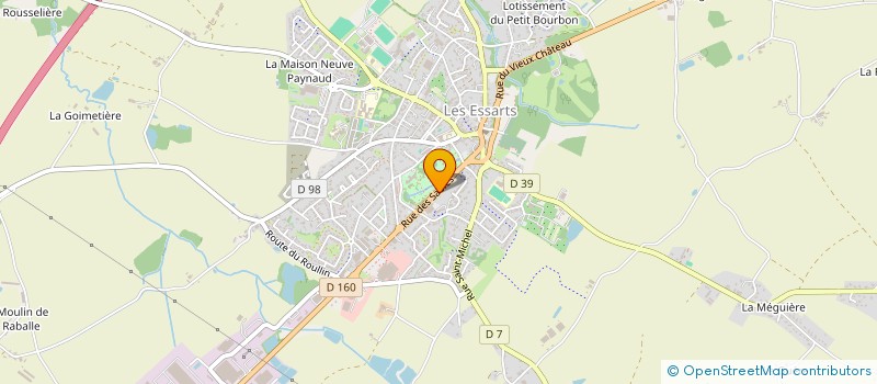 localisation de l'entreprise SCI SYMI  ESSARTS-EN-BOCAGE