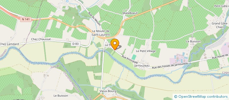 localisation de l'entreprise SCI SYMIAL à SAINT-LAURENT-DE-COGNAC