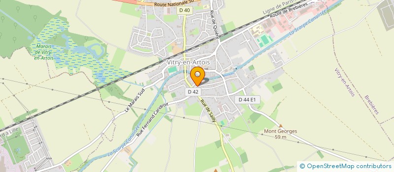 localisation de l'entreprise SCI SYMICAGIO  QUIERY-LA-MOTTE