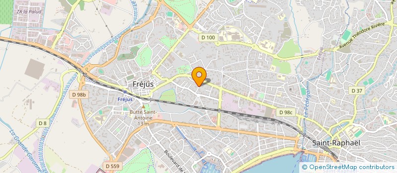 localisation de l'entreprise SCI SYMONT à FREJUS