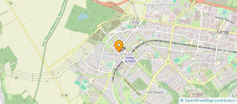 localisation de l'entreprise SCI SYMOSAYA  CERGY