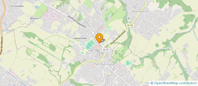 localisation de l'entreprise SCI SYMPA  PECHBONNIEU