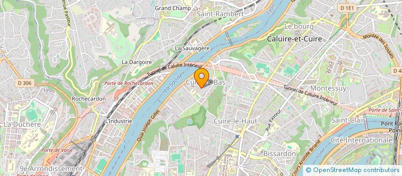 localisation de l'entreprise SCI SYMPA  CALUIRE-ET-CUIRE