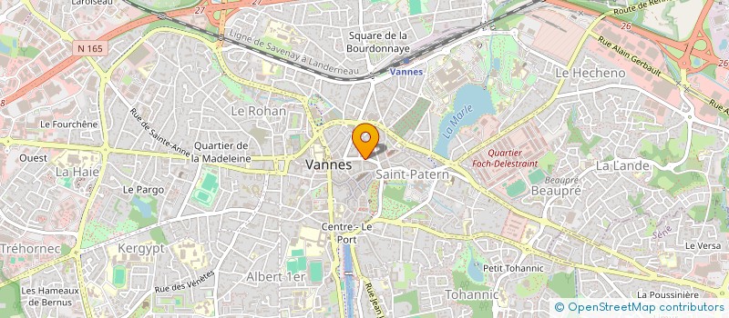 localisation de l'entreprise SCI SYMPATIS à VANNES