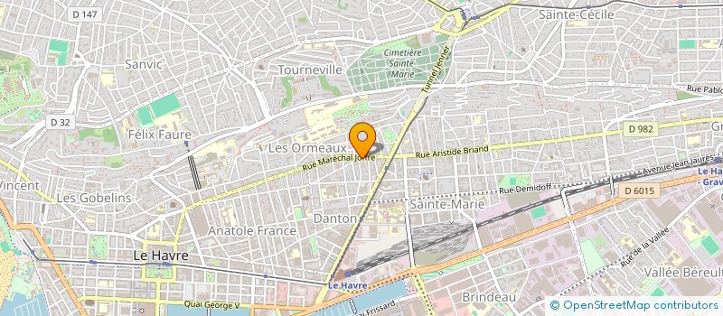 localisation de l'entreprise SCI SYMPHONIA à LE HAVRE