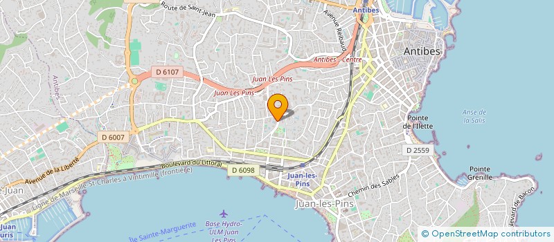 localisation de l'entreprise SCI SYMPHONIE à ANTIBES