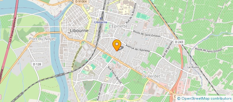 localisation de l'entreprise SCI SYMPHONIE  LIBOURNE