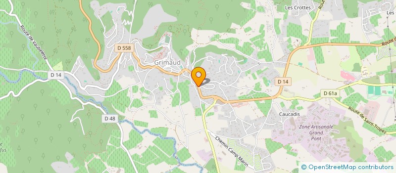 localisation de l'entreprise SCI SYMPHONIE à GRIMAUD