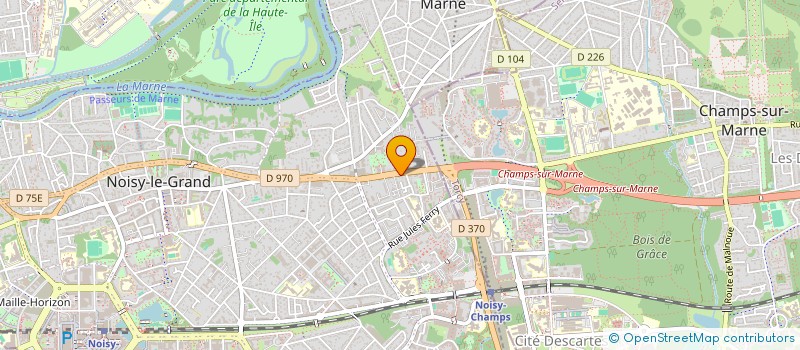 localisation de l'entreprise SCI SYMPHORINA  NOISY-LE-GRAND
