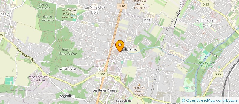 localisation de l'entreprise SCI SYNA à LONGPONT-SUR-ORGE