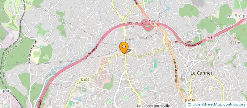 localisation de l'entreprise SCI SYNA à LE CANNET