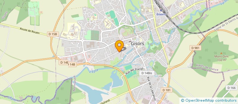 localisation de l'entreprise SCI SYNAI  GISORS