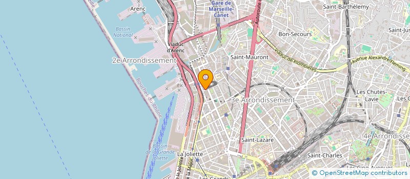localisation de l'entreprise SCI SYNAPAT à MARSEILLE