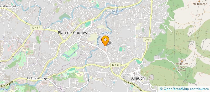 localisation de l'entreprise SCI SYNAPSE  ALLAUCH