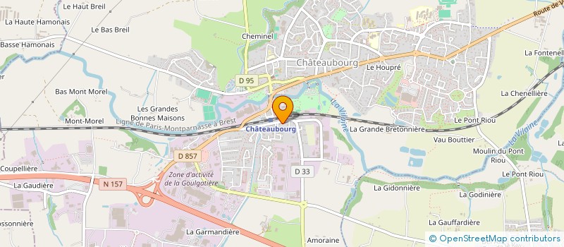 localisation de l'entreprise SCI SYNAPSE LIBERTE  CHATEAUBOURG