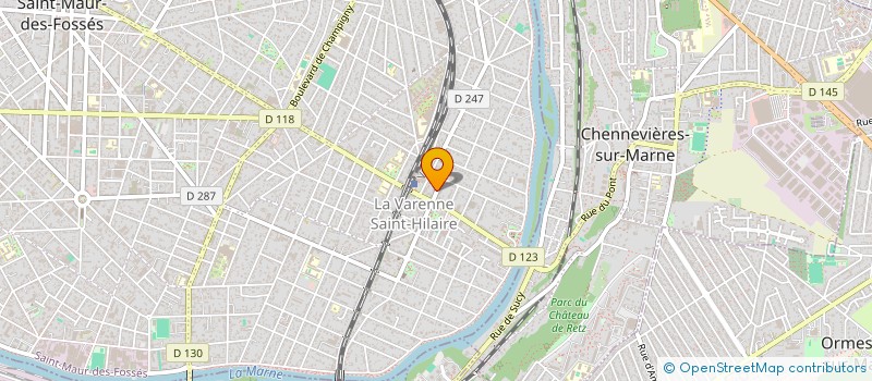 localisation de l'entreprise SCI SYNDAR à SAINT-MAUR-DES-FOSSES