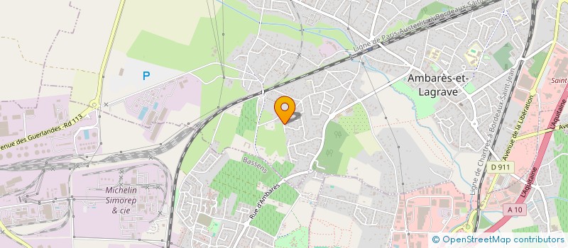 localisation de l'entreprise SCI SYNDIA  AMBARES-ET-LAGRAVE