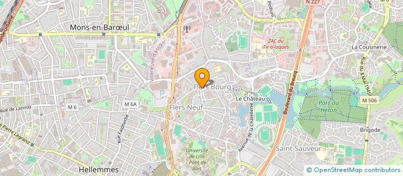 localisation de l'entreprise SCI SYNE à VILLENEUVE-D'ASCQ