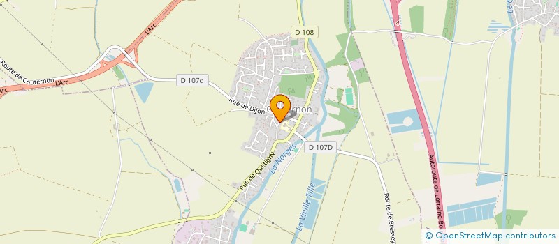 localisation de l'entreprise SCI SYNER 4  COUTERNON