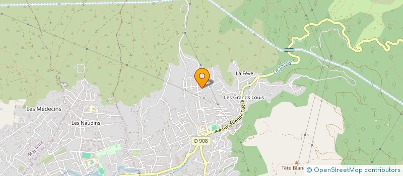 localisation de l'entreprise SCI SYNERGIES  ALLAUCH