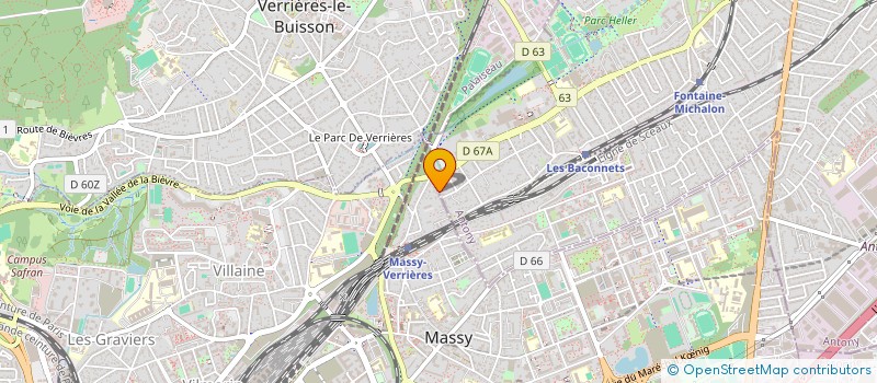 localisation de l'entreprise SCI SYNGR à ANTONY