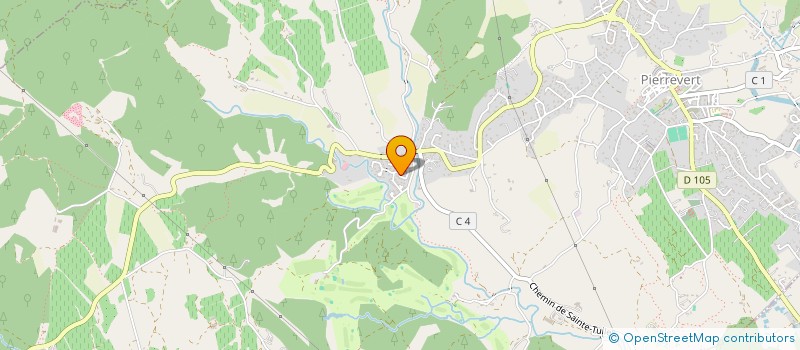 localisation de l'entreprise SCI SYNIM  PIERREVERT