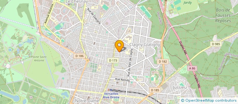 localisation de l'entreprise SCI SYNKA à VERSAILLES