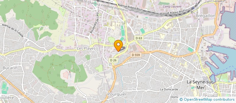 localisation de l'entreprise SCI SYNOFFICE à LA SEYNE-SUR-MER