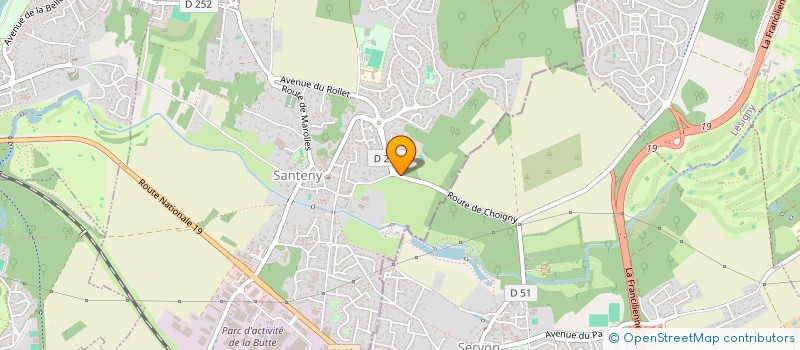 localisation de l'entreprise SCI SYOU  SANTENY