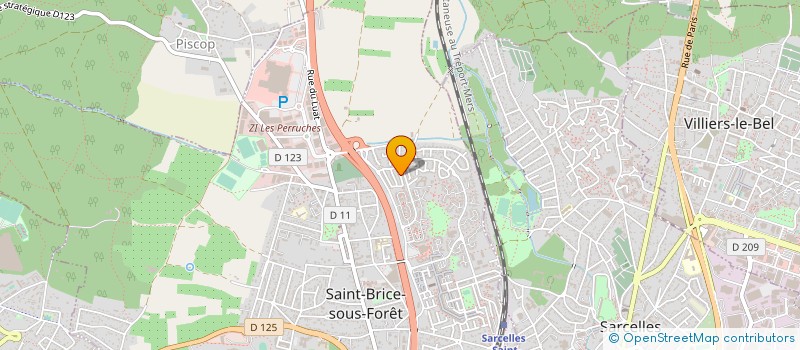 localisation de l'entreprise SCI SYOU à SAINT-BRICE-SOUS-FORET
