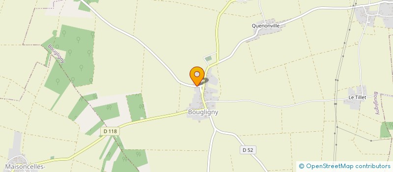 localisation de l'entreprise SCI SYP  BOUGLIGNY