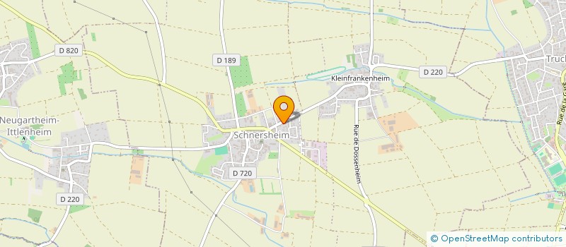 localisation de l'entreprise SCI SYPA  SCHNERSHEIM