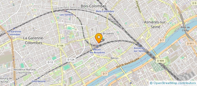 localisation de l'entreprise SCI SYPHZ à COURBEVOIE