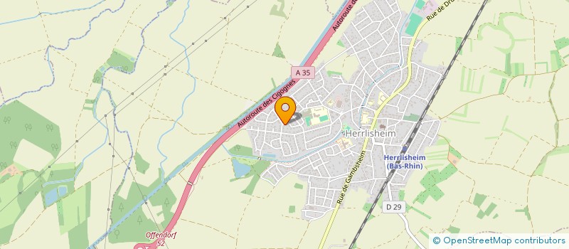 localisation de l'entreprise SCI SYPI  HERRLISHEIM