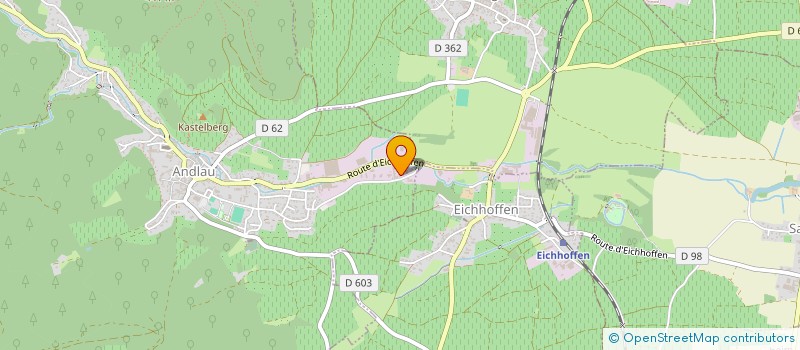 localisation de l'entreprise SCI SYRACUSE  ANDLAU