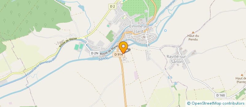 localisation de l'entreprise SCI SYRAH  EINVILLE-AU-JARD