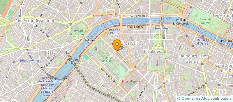 localisation de l'entreprise SCI SYRAH  PARIS