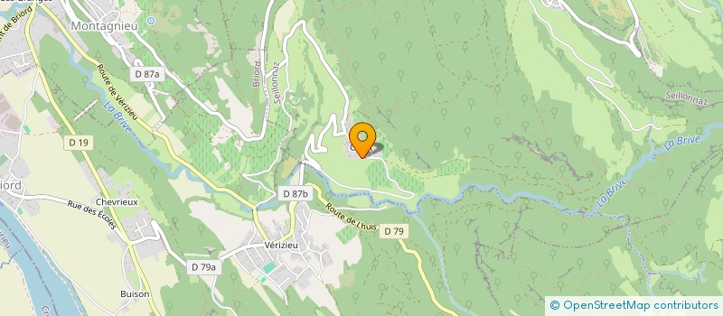 localisation de l'entreprise SCI SYRAH  SEILLONNAZ