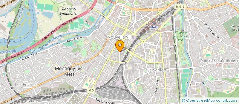 localisation de l'entreprise SCI SYRAH - ANDESINA  METZ