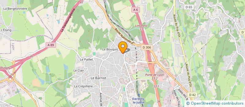 localisation de l'entreprise SCI SYRELU  DARDILLY