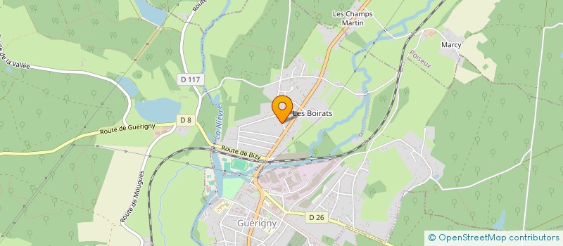 localisation de l'entreprise SCI SYRG INVEST à GUERIGNY